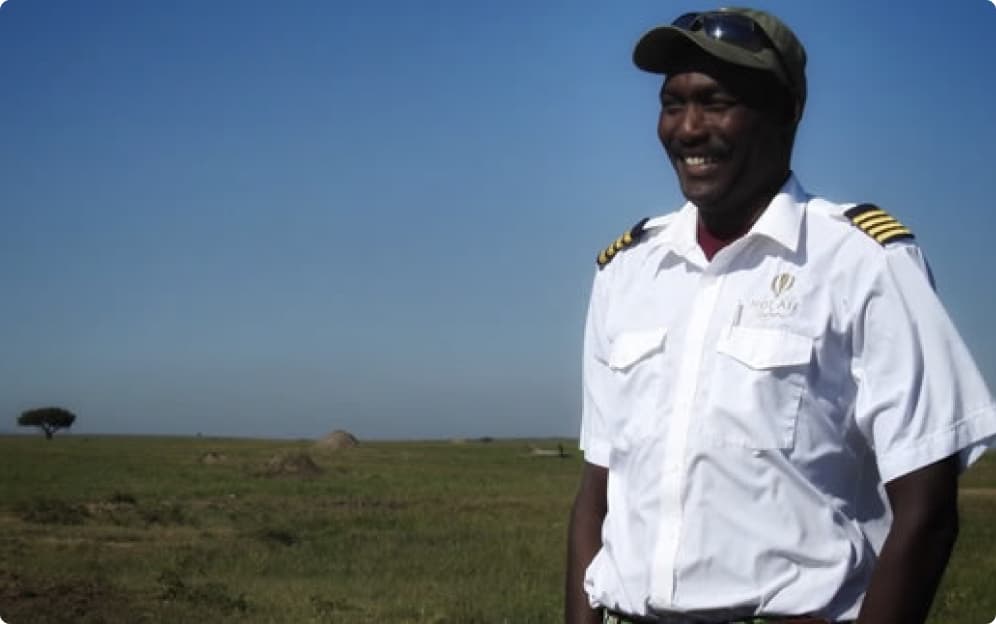 David is also a Kenyan Pilot and has been involved in ballooning in Kenya since a few years after he left High School.